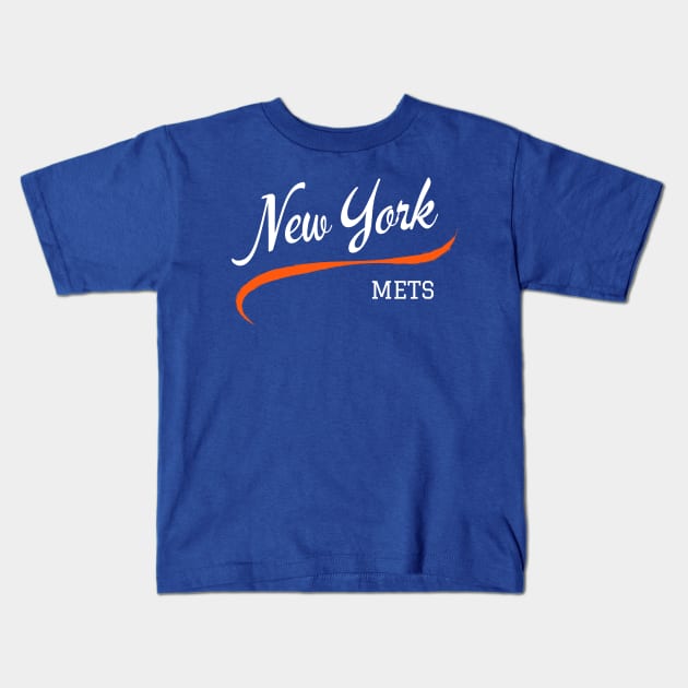 Mets Retro Kids T-Shirt by CityTeeDesigns